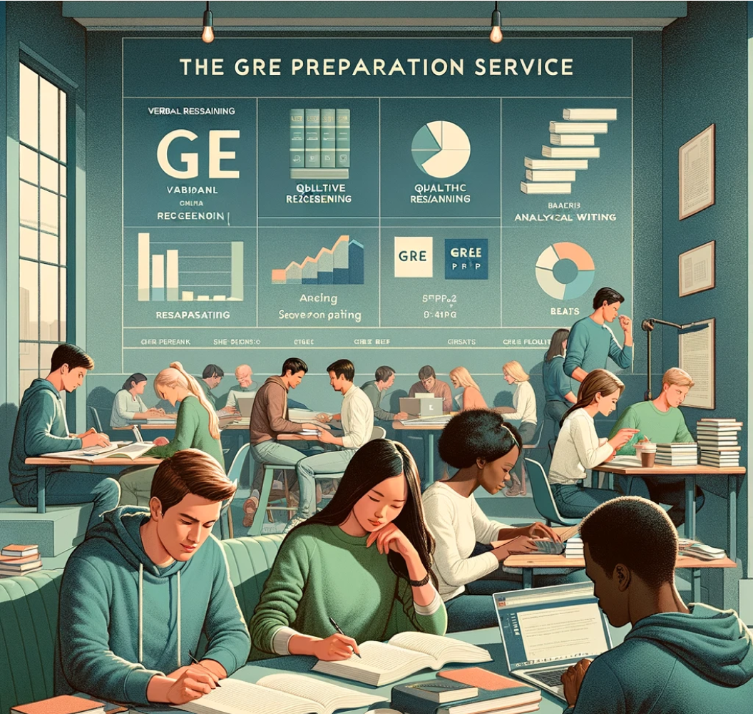 GRE Preparation Service Illustration